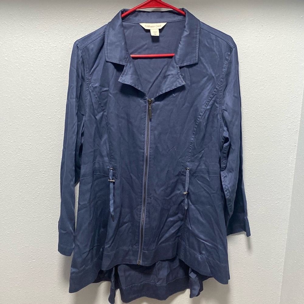 Coldwater blue zip up Jacket